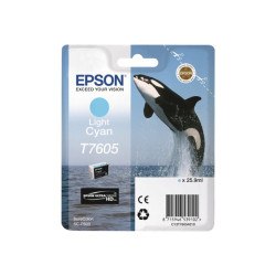Epson T7605 - cyan clair - original - cartouche d'encre