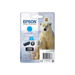 Epson 26XL - XL - cyan - original - cartouche d'encre