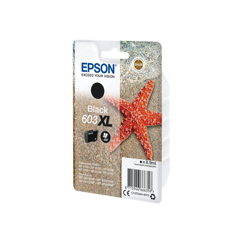 Etoile de Mer 603XL Noir blister sans alarme