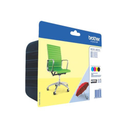 Brother LC229XLVALBP - pack de 4 - noir, jaune, cyan, magenta - original - cartouche d'encre