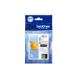 Brother LC3211 Value Pack - pack de 4 - noir, jaune, cyan, magenta - original - cartouche d'encre