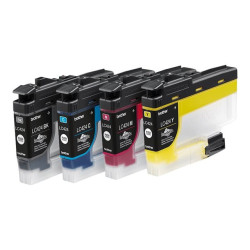 Brother - pack de 4 - noir, jaune, cyan, magenta - original - cartouche d'encre