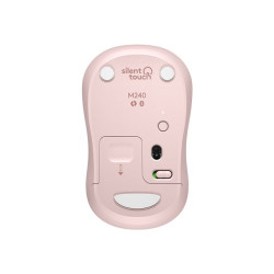 Logitech M240 Silent - souris - Bluetooth - rose