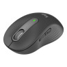 Logitech Signature M650 pour les entreprises - souris - 2.4 GHz, Bluetooth - graphite