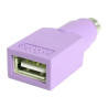 StarTech.com Adaptateur clavier USB vers PS/2 - USB A femelle - PS/2 mâle - adaptateur de clavier
