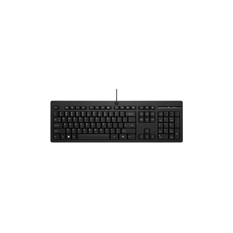 HP 125 G2 - clavier - 100% full size - Français - noir Périphérique d'entrée