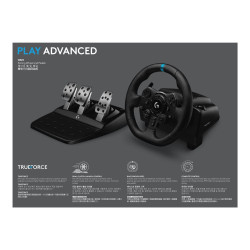 Logitech G G923 - ensemble volant, pédales et levier de vitesse - filaire