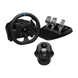 Logitech G G923 - ensemble volant, pédales et levier de vitesse - filaire