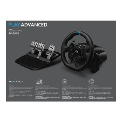 Logitech G G923 - ensemble volant, pédales et levier de vitesse - filaire