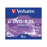 Verbatim DVD+R/8.5GB 8x AdvAZO Double Layer 5pk