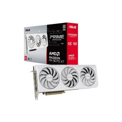 ASUS PRIME - OC Edition - carte graphique - Radeon RX 9070 XT - 16 Go - blanc