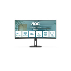 AOC Value-line CU34V5C/BK - V5 series - écran LED - incurvé - 34"