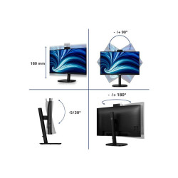 Philips 32B2U3601H - 3000 Series - écran LED - QHD - 32"