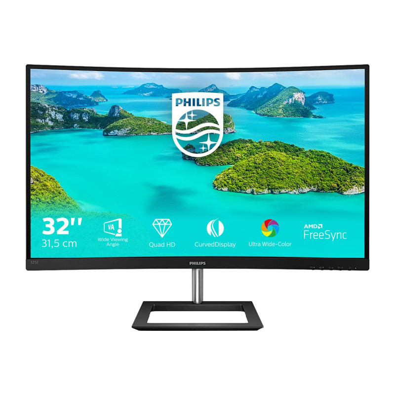 Philips E-line 325E1C - écran LED - incurvé - 32"