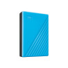 WD My Passport WDBPKJ0040BBL - disque dur - 4 To - USB 3.2 Gen 1
