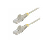 StarTech.com 15m Gray Slim CAT6 Ethernet Cable, Snagless, 28AWG, LSZH - cordon de raccordement - 15 m - gris