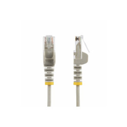 StarTech.com 15m Gray Slim CAT6 Ethernet Cable, Snagless, 28AWG, LSZH - cordon de raccordement - 15 m - gris