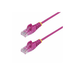 StarTech.com 50cm Pink Slim CAT6 Ethernet Cable, Snagless, 28AWG, LSZH - cordon de raccordement - 50 cm - rose