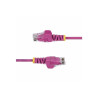 StarTech.com 50cm Pink Slim CAT6 Ethernet Cable, Snagless, 28AWG, LSZH - cordon de raccordement - 50 cm - rose