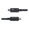 StarTech 3ft (1m) Thunderbolt 5 Cable, 80Gbps/120Gbps, Certified - câble Thunderbolt - Thunderbolt 5 pour Thunderbolt 5 - 1 m