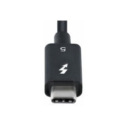 StarTech 3ft (1m) Thunderbolt 5 Cable, 80Gbps/120Gbps, Certified - câble Thunderbolt - Thunderbolt 5 pour Thunderbolt 5 - 1 m