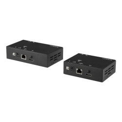 StarTech.com Adaptateur HDMI 4K 60 Hz sur Ethernet jusqu'à 70 m avec Power Over Cable - Convertisseur HDMI 1080p RJ45 jusqu'à...