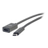 C2G 3ft USB-C to C 3.1 (Gen 2) Male to Female Extension Cable (10Gbps) - câble d'extension USB de type-C - USB-C pour USB-C -...