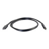 C2G 1m USB Type C Cable - 4K support - USB 3.1 (Gen 2) M/M - USB C Cable - Câble USB de type-C - USB-C pour USB-C - 1 m