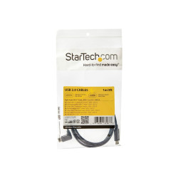 StarTech Right Angle USB-C Cable - 1m / 3 ft - Reversible - M/M - USB Type C Cable - USB-C Charge Cable - USB C to USB C Cabl...