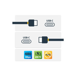 StarTech Right Angle USB-C Cable - 1m / 3 ft - Reversible - M/M - USB Type C Cable - USB-C Charge Cable - USB C to USB C Cabl...