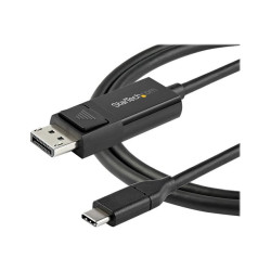 StarTech 6ft (2m) USB C to DisplayPort 1.2 Cable 4K 60Hz, Bidirectional DP to USB-C or USB-C to DP Reversible Video Adapter C...