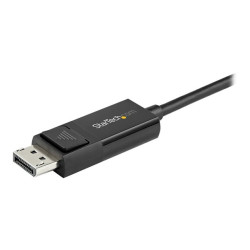 StarTech 6ft (2m) USB C to DisplayPort 1.2 Cable 4K 60Hz, Bidirectional DP to USB-C or USB-C to DP Reversible Video Adapter C...