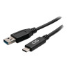 C2G 6in USB-C to USB-A SuperSpeed USB 5Gbps Cable M/M - Câble USB de type-C - USB type A pour USB-C - 15 cm