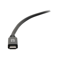 C2G 6in USB-C to USB-A SuperSpeed USB 5Gbps Cable M/M - Câble USB de type-C - USB type A pour USB-C - 15 cm