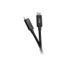 C2G 2.5ft Thunderbolt 4 USB C Cable - USB C to USB C - 40Gbps - M/M - câble Thunderbolt - USB-C pour USB-C - 76 cm