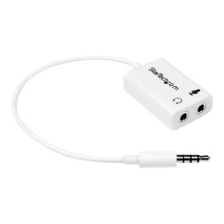StarTech.com Adaptateur casque avec prises écouteur / microphone séparées