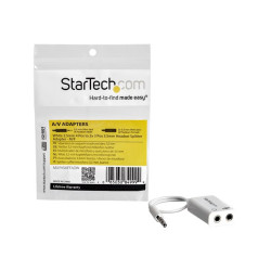 StarTech.com Adaptateur casque avec prises écouteur / microphone séparées