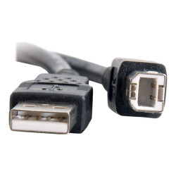 C2G 9.8ft USB A to USB B Cable - USB A to B Cable - USB 2.0 - Black - M/M - câble USB - USB pour USB type B - 3 m