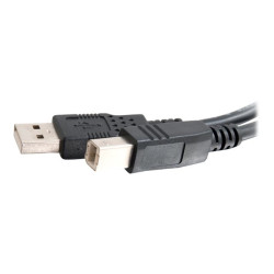 C2G 9.8ft USB A to USB B Cable - USB A to B Cable - USB 2.0 - Black - M/M - câble USB - USB pour USB type B - 3 m