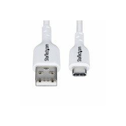 StarTech 2m (6.6ft) White USB-A to USB-C Charging Cable/Cord, M/M - Câble USB de type-C - USB pour USB-C - 2 m