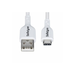 StarTech 2m (6.6ft) White USB-A to USB-C Charging Cable/Cord, M/M - Câble USB de type-C - USB pour USB-C - 2 m