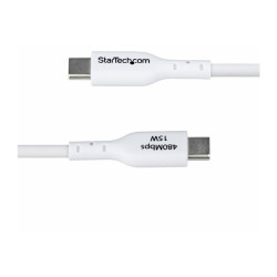 StarTech 2m (6.6ft) White USB-A to USB-C Charging Cable/Cord, M/M - Câble USB de type-C - USB pour USB-C - 2 m