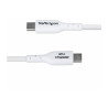 StarTech 2m (6.6ft) White USB-A to USB-C Charging Cable/Cord, M/M - Câble USB de type-C - USB pour USB-C - 2 m