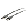 C2G 0.9m (3ft) USB C Cable - USB 2.0 (3A) - M/M USB Type C Cable - Black - Câble USB de type-C - USB-C pour USB-C - 90 cm