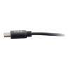 C2G 0.9m (3ft) USB C Cable - USB 2.0 (3A) - M/M USB Type C Cable - Black - Câble USB de type-C - USB-C pour USB-C - 90 cm