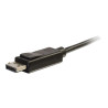 C2G 2m Mini DisplayPort to DisplayPort Adapter Cable 4K UHD - Black - Câble DisplayPort - 2 m