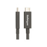 StarTech Câble Thunderbolt 4 Actif de 2m, 40Gps, 100W PD, Vidéo 4K/8K - Câble USB de type-C - USB-C pour USB-C - 2 m