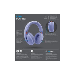 Logitech G G325 - micro-casque - USB-C via un adaptateur Bluetooth