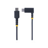 StarTech Câble de Charge USB C de 2m, 60W PD - Chargeur USB 2.0 Coudé - Câble USB de type-C - USB-C pour USB-C - 2 m