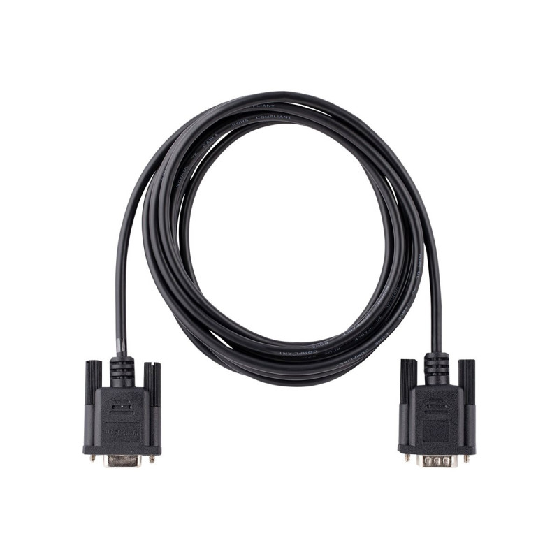 StarTech Câble Série RS232 Null Modem 3m, Cordon Série DB9 M/F Croisé - câble de modem nul - DB-9 pour DB-9 - 3 m
